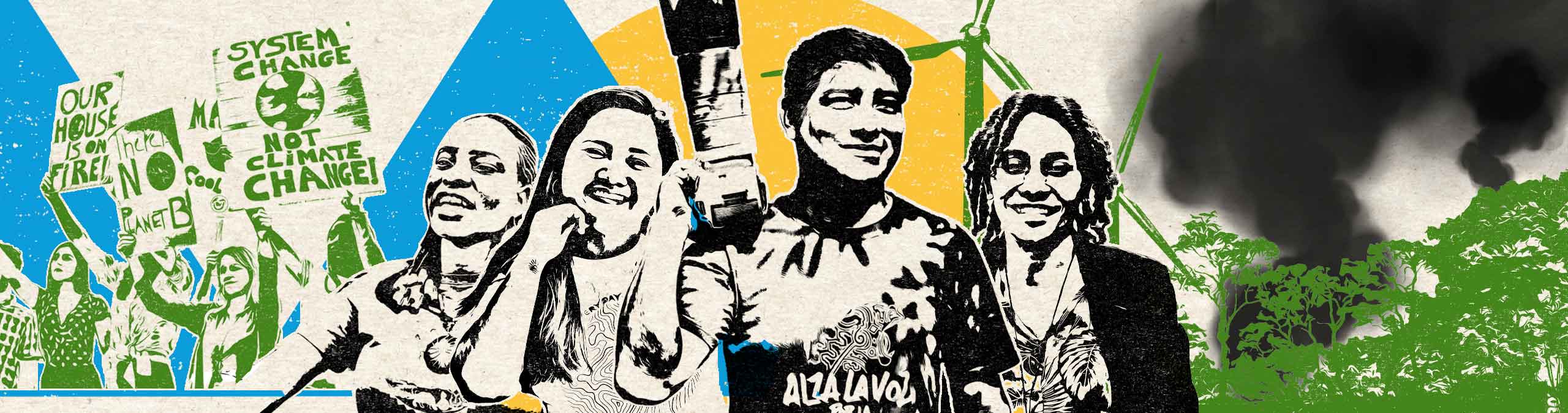 Make Rich Polluters Pay activists