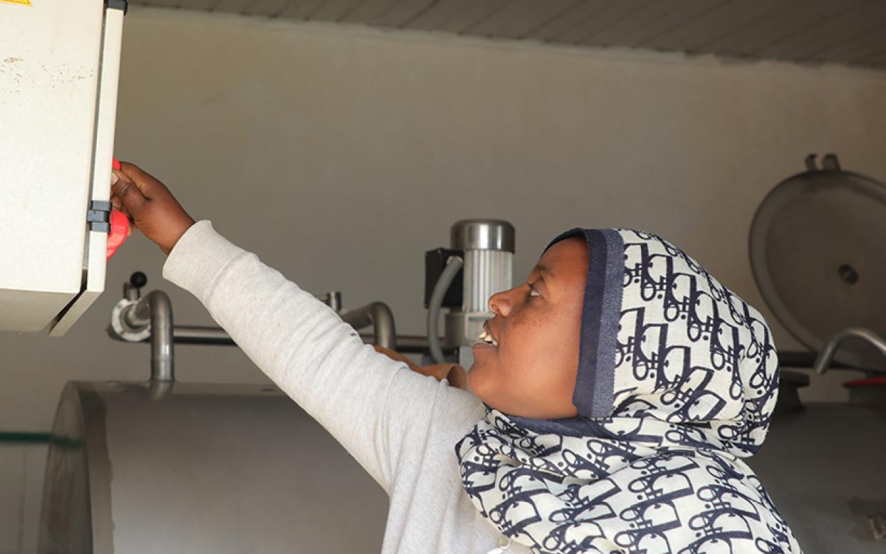 The day the chiller worked again.