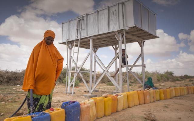 Desalination unit in Somalia