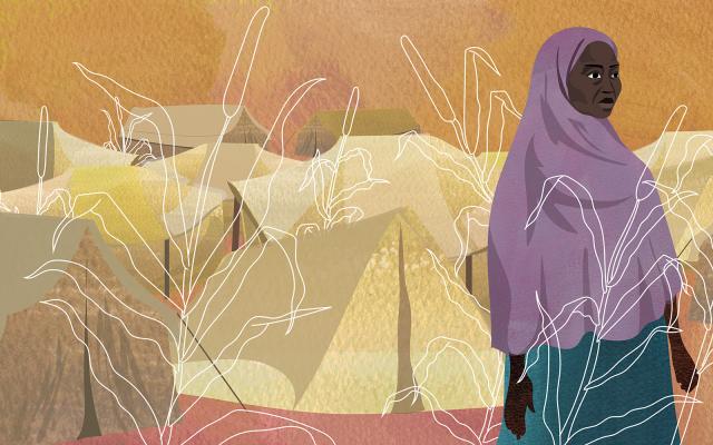 Halima, Niger, illustration de Sophie Le Hire
