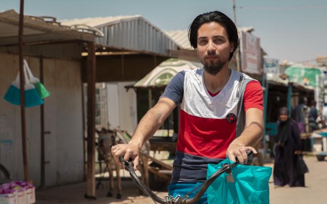 Ahmad, 22, is a young man from southern Syria. He fled to Jordan’s Za’atari camp when he was just 15 years old.