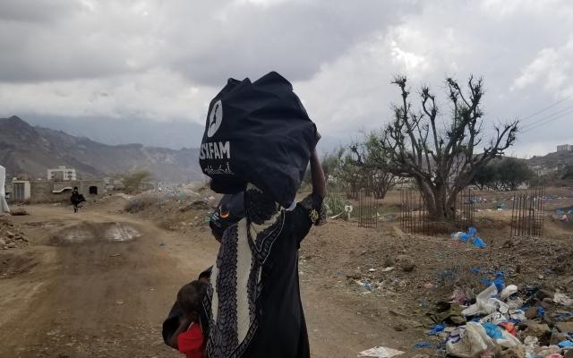 Hygiene kits distribution in Taiz, Yemen