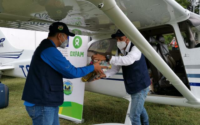 Oxfam's response to hurricane ETA, Guatemala.