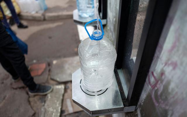 Oxfam water points in Mykolaiv