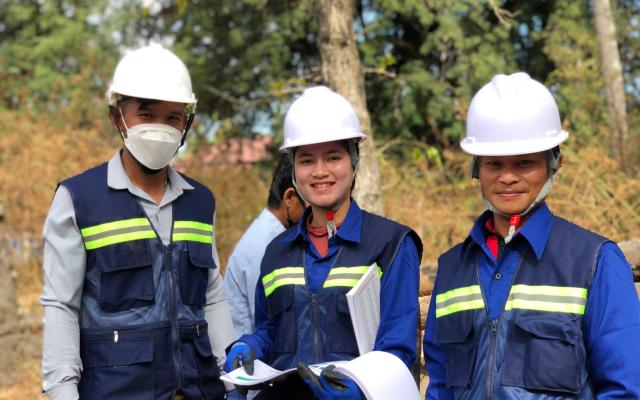 Community solar operators and maintenance in Cambodia