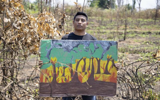 Pavel Martiarena is an activist and photographer from Peruvian region Madre de Dios, where he fights against extractivism in the Amazon region.