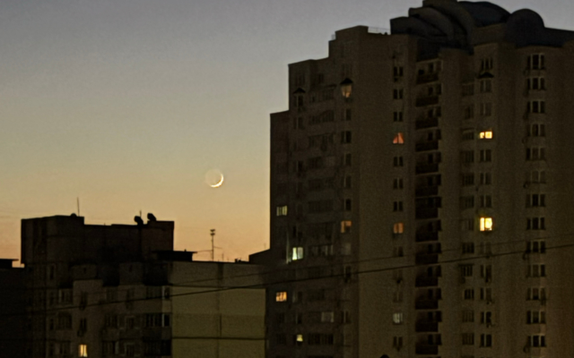 Dark neighborhood at Left Bank Kyiv by Vitaliia Kushmyruk