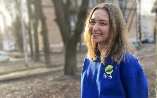 Alisa Lahmanova, Project manager in ROKADA. Photo by Anna Romandash/Oxfam