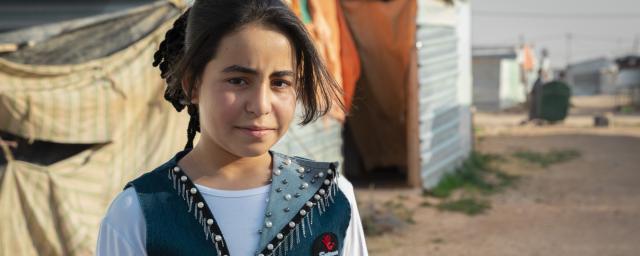 Muna*, 12, is a Syrian girl from Eastern Ghouta. She arrived in Za’atari with her family when she was just six years old.