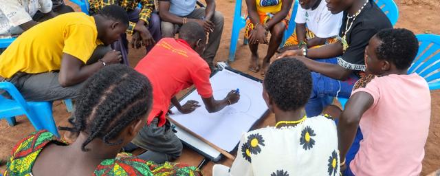 Through a Participatory Capacity and Vulnerability Assessment (PCVA), community members analyze local risks, capacities, and priorities, ensuring humanitarian and development interventions are informed by community perspectives in Wulu County.