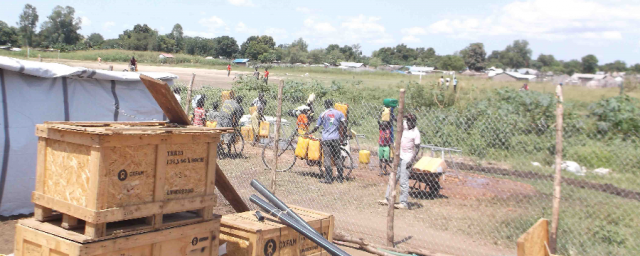 Oxfam sanitation supplies arrive in Juba, South Sudan Oxfam sanitation supplies arrive in Juba, South Sudan